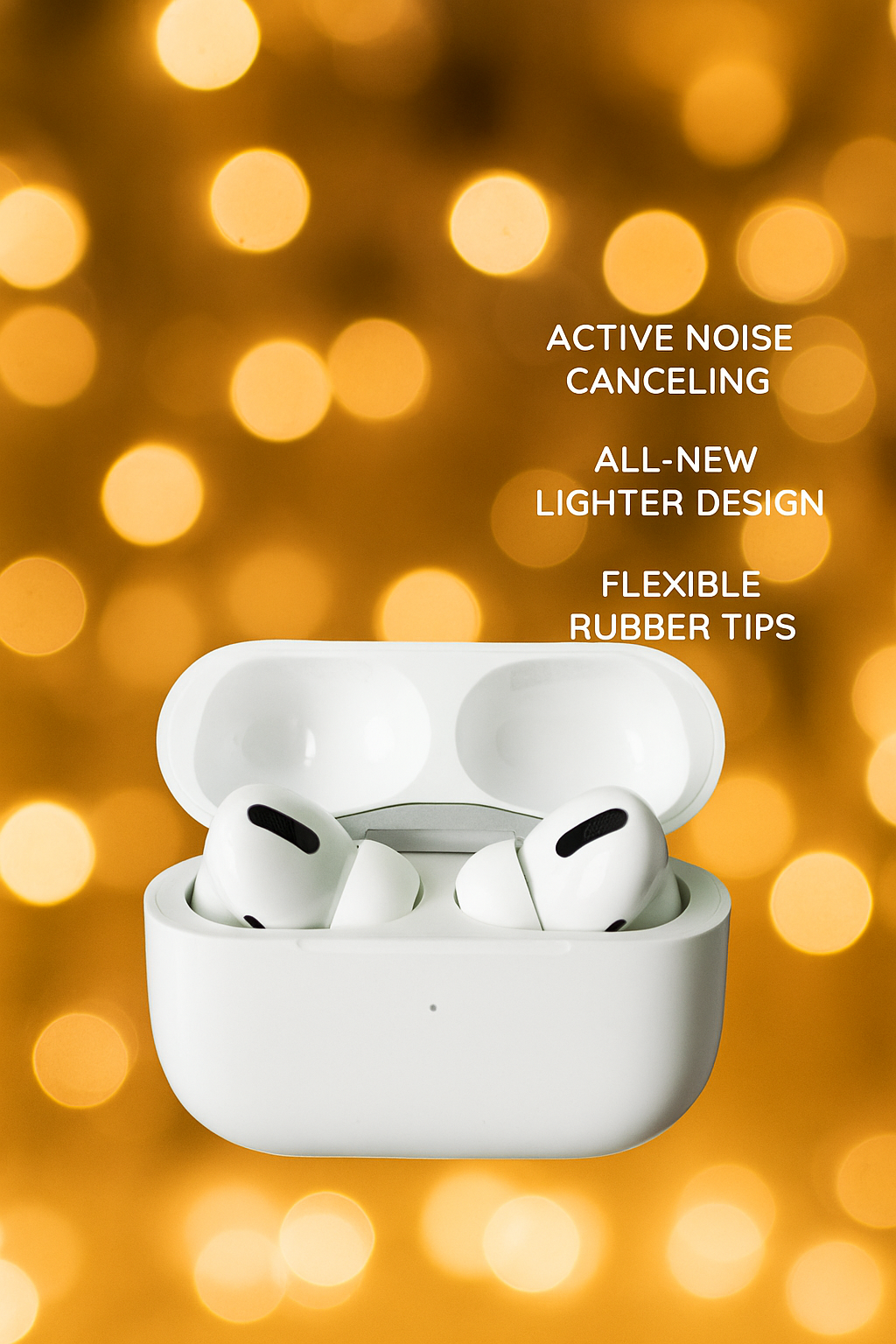 Viaonza AirPods Pro – True Wireless Bluetooth Earbuds with Sensor & Wireless Charging Case (White)