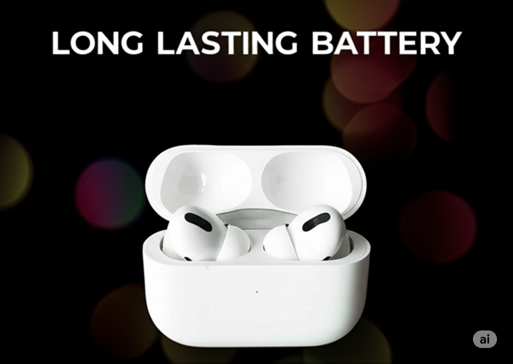 Viaonza AirPods Pro – True Wireless Bluetooth Earbuds with Sensor & Wireless Charging Case (White)